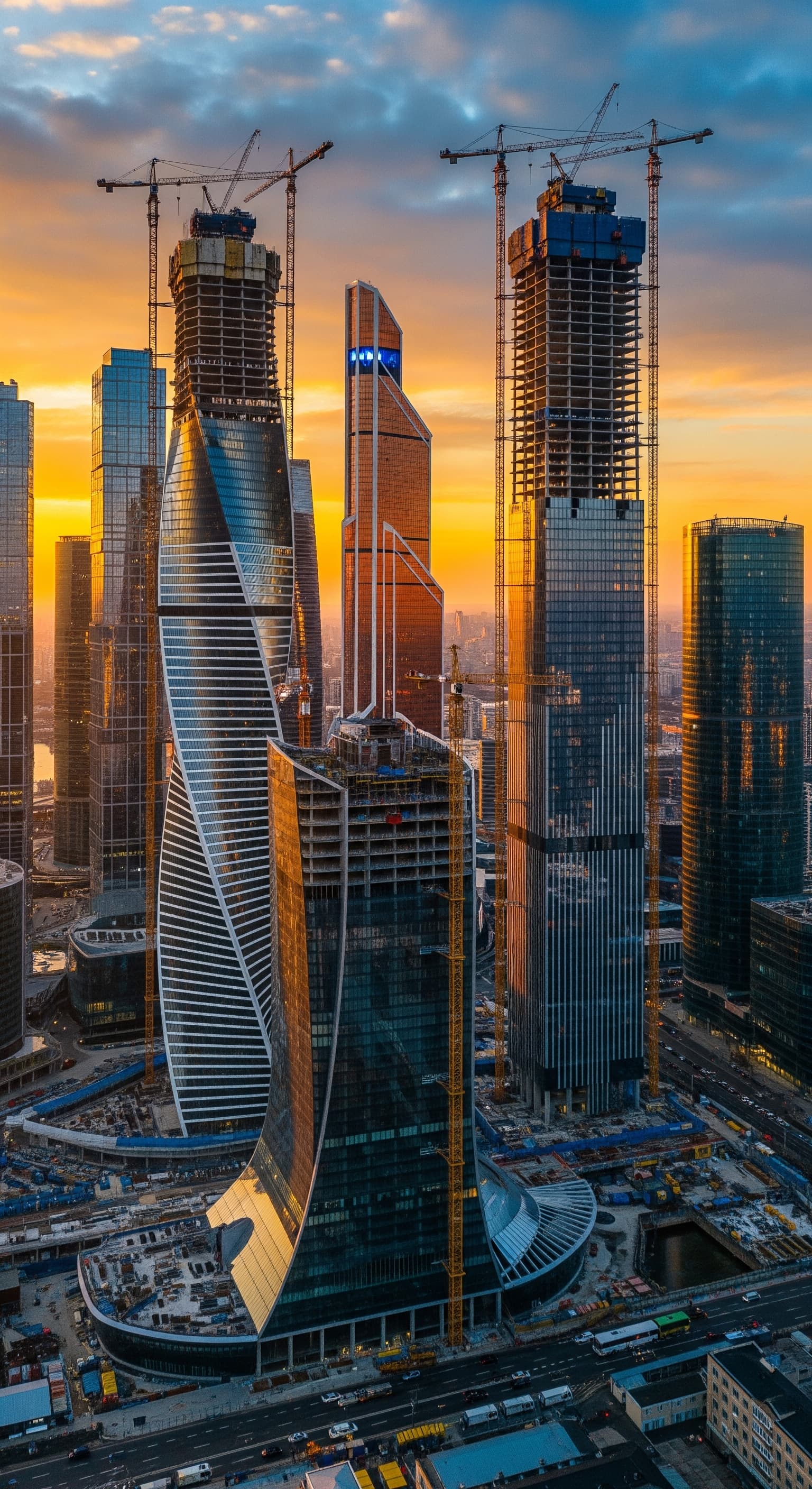 Large scale construction project