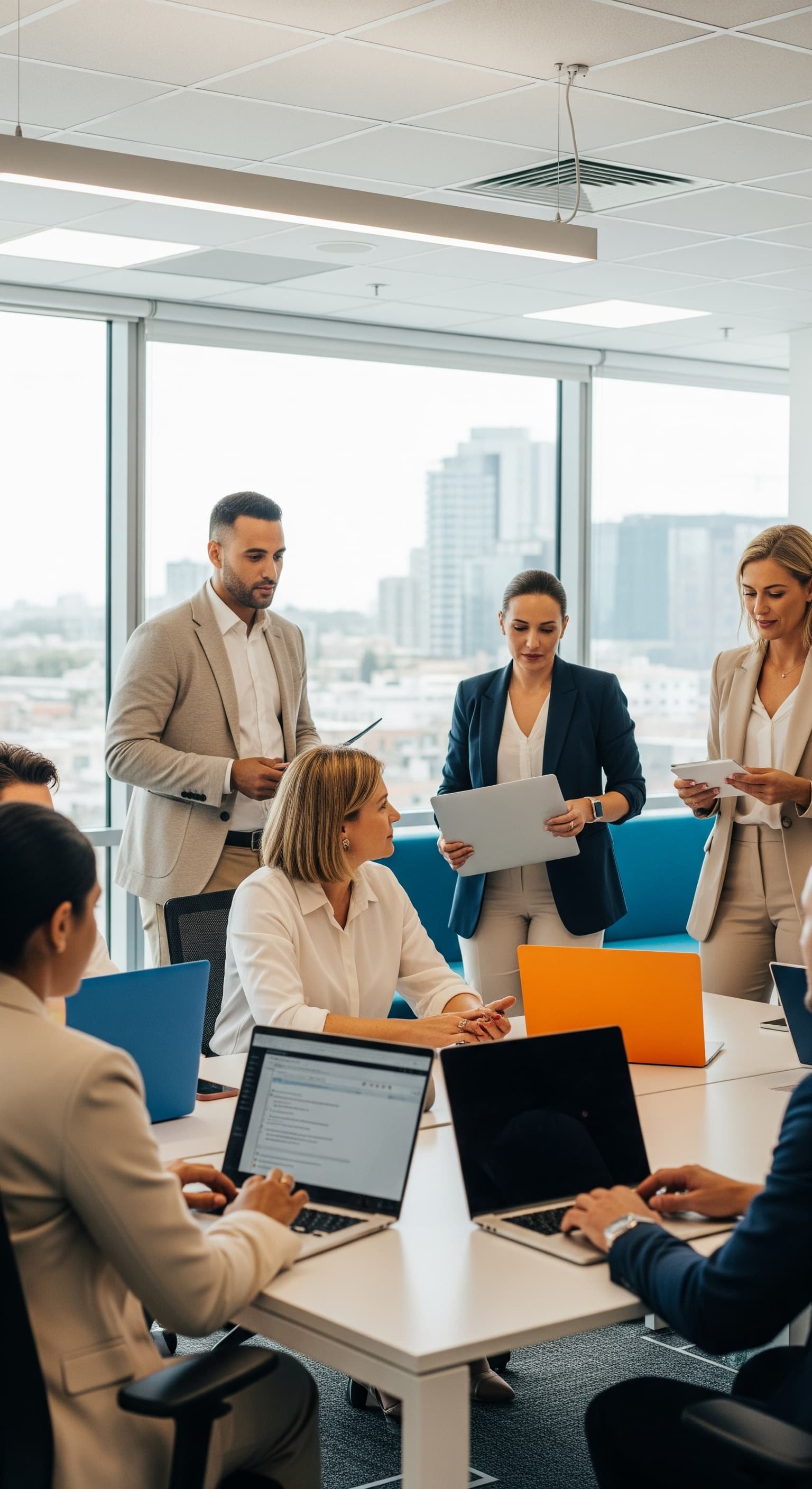 Architects collaborating